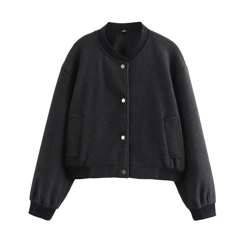 Women Jacket Cropped Bomber Jackets For Women