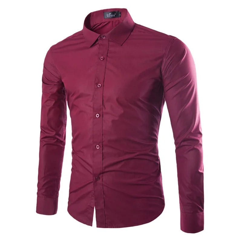 Shirt Men's Casual Long