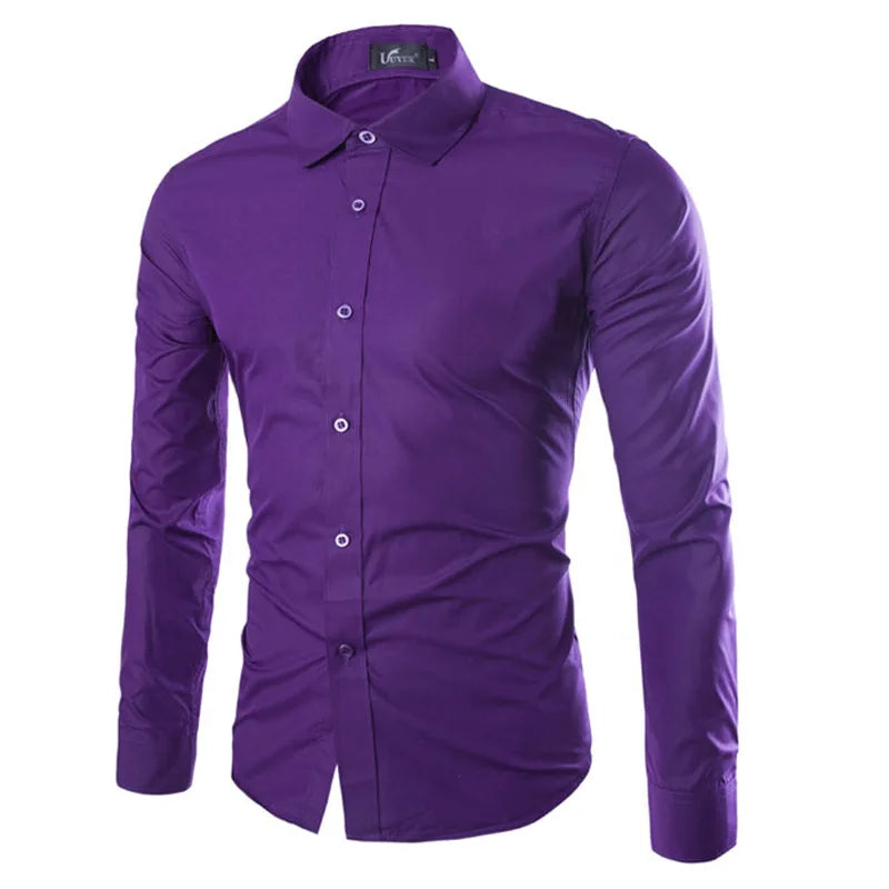 Shirt Men's Casual Long