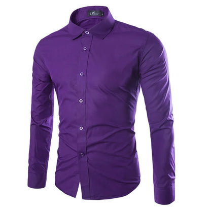 Shirt Men's Casual Long