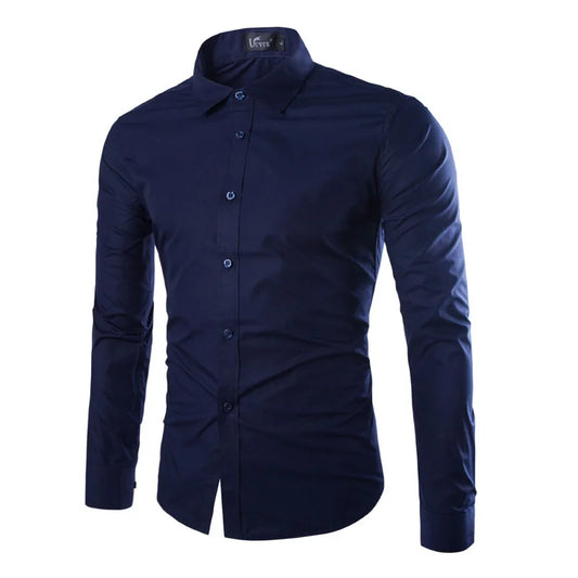 Shirt Men's Casual Long