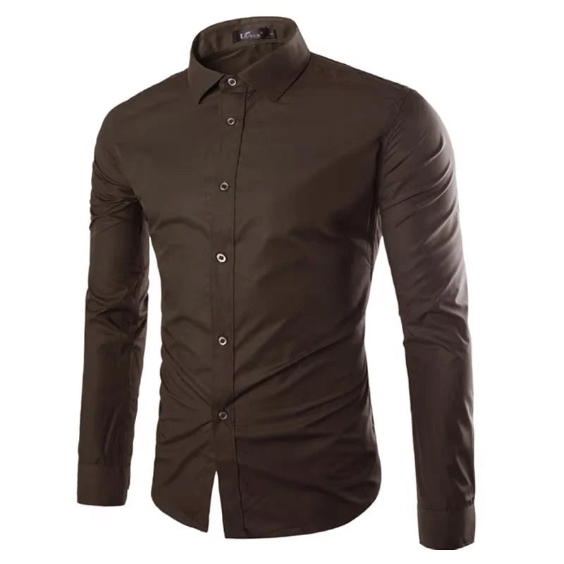 Shirt Men's Casual Long