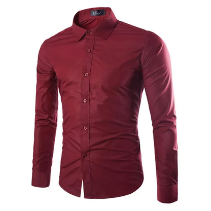 Shirt Men's Casual Long