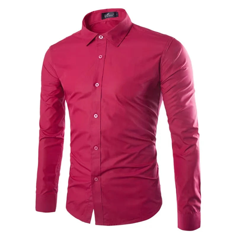 Shirt Men's Casual Long