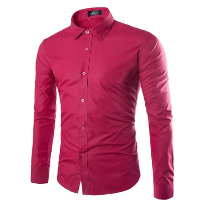 Shirt Men's Casual Long