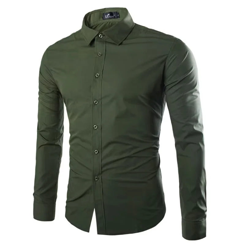Shirt Men's Casual Long