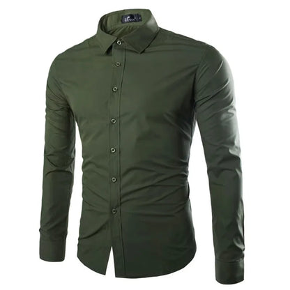 Shirt Men's Casual Long