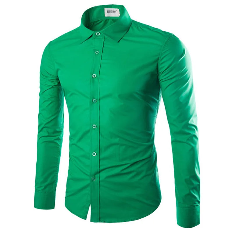 Shirt Men's Casual Long