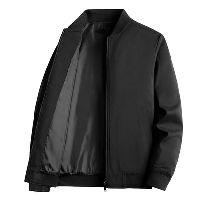 Casual Solid Fashion Slim Outerwear Jacket Men Overcoat