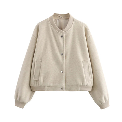 Women Jacket Cropped Bomber Jackets For Women