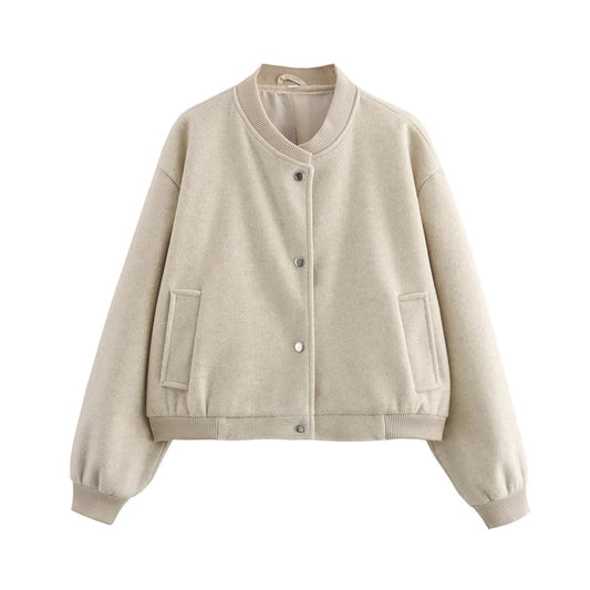 Women Jacket Cropped Bomber Jackets For Women