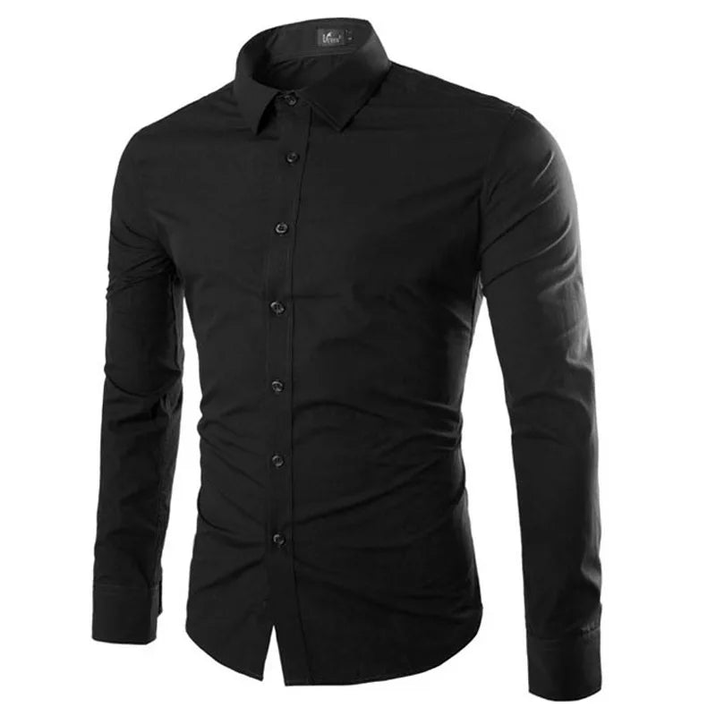 Shirt Men's Casual Long