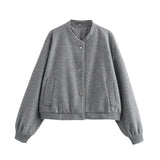 Women Jacket Cropped Bomber Jackets For Women
