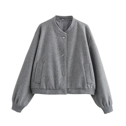 Women Jacket Cropped Bomber Jackets For Women