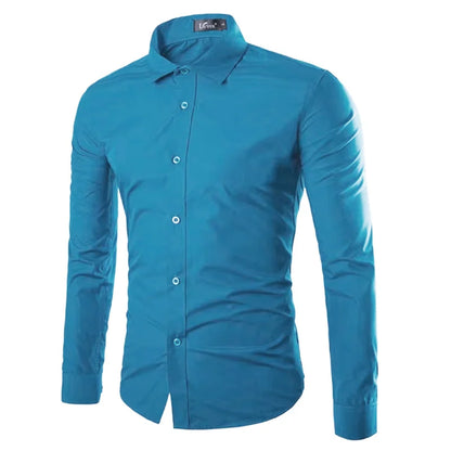 Shirt Men's Casual Long