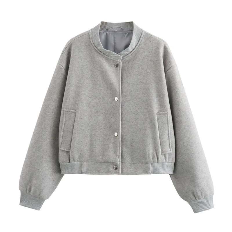 Women Jacket Cropped Bomber Jackets For Women