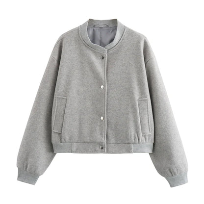 Women Jacket Cropped Bomber Jackets For Women