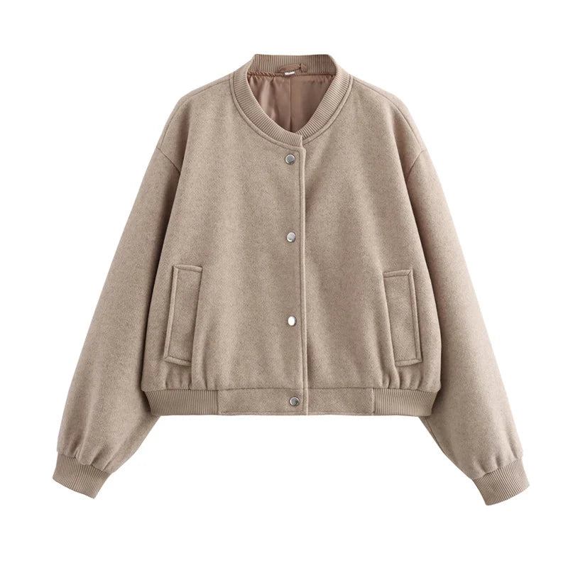 Women Jacket Cropped Bomber Jackets For Women
