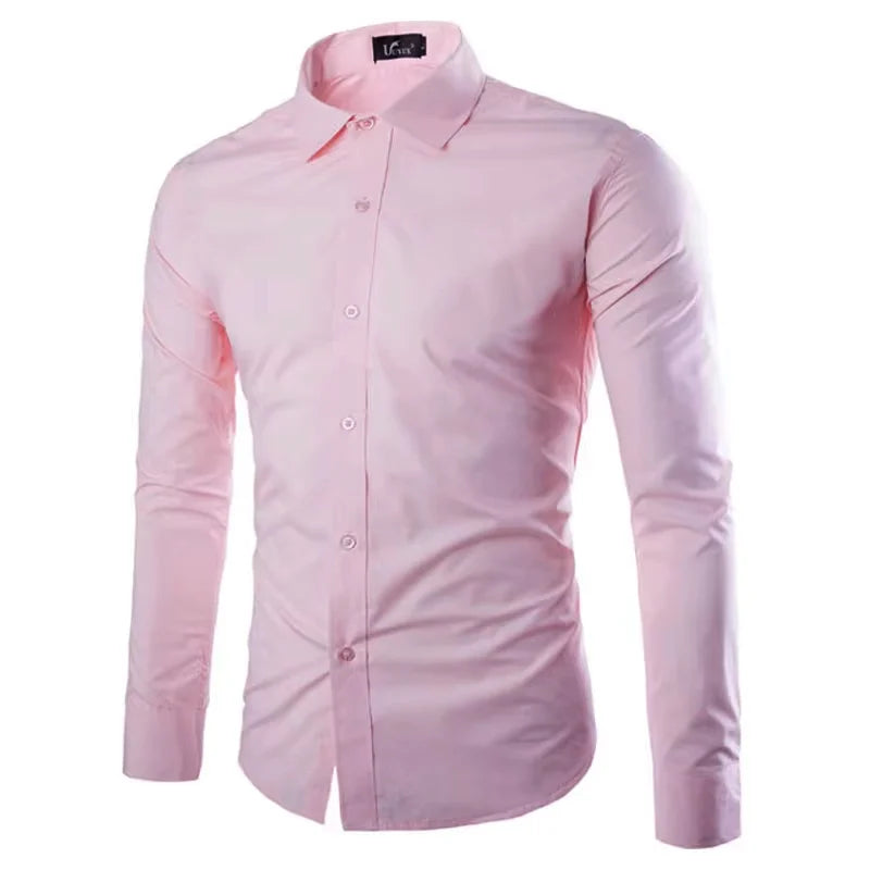 Shirt Men's Casual Long