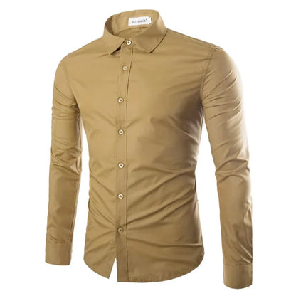 Shirt Men's Casual Long