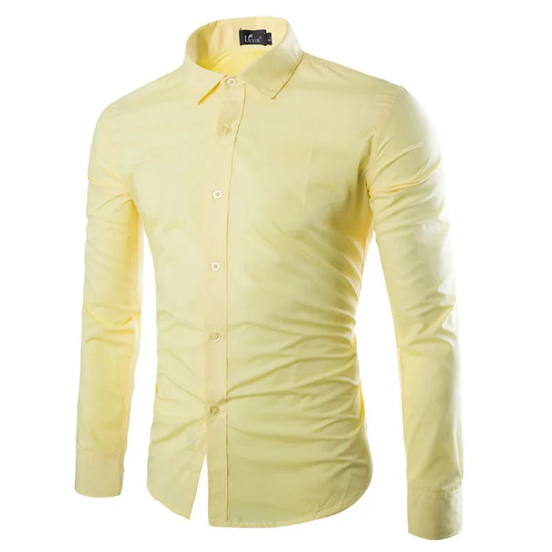 Shirt Men's Casual Long