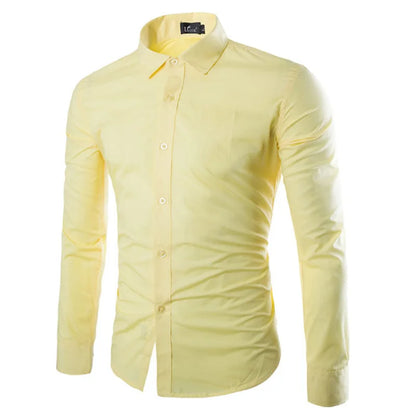 Shirt Men's Casual Long