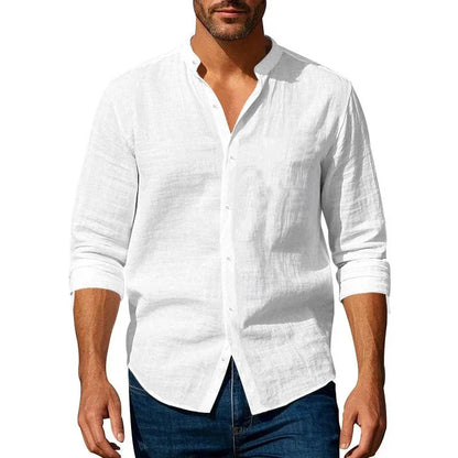 Shirt for Men Henley Neck