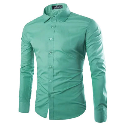 Shirt Men's Casual Long